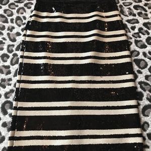 Alice and Olivia Sequin Skirt